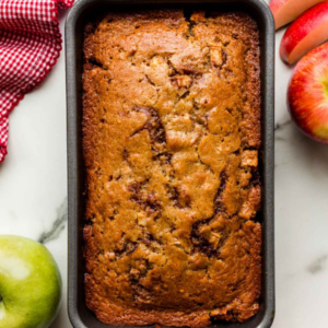 apple cinnamon bread is great to eat this with braces